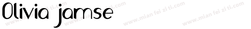 Olivia jamse字体转换